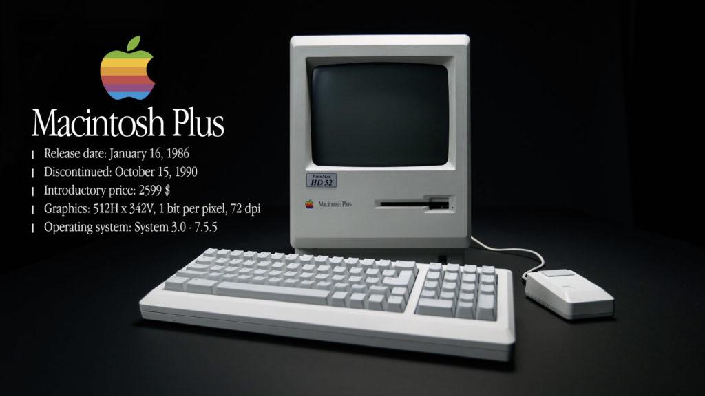 Apple Macintosh Plus product video