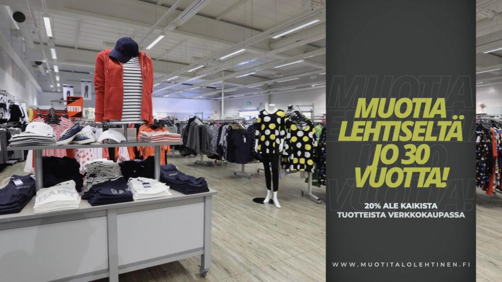 Muotitalo Lehtinen tv commercial